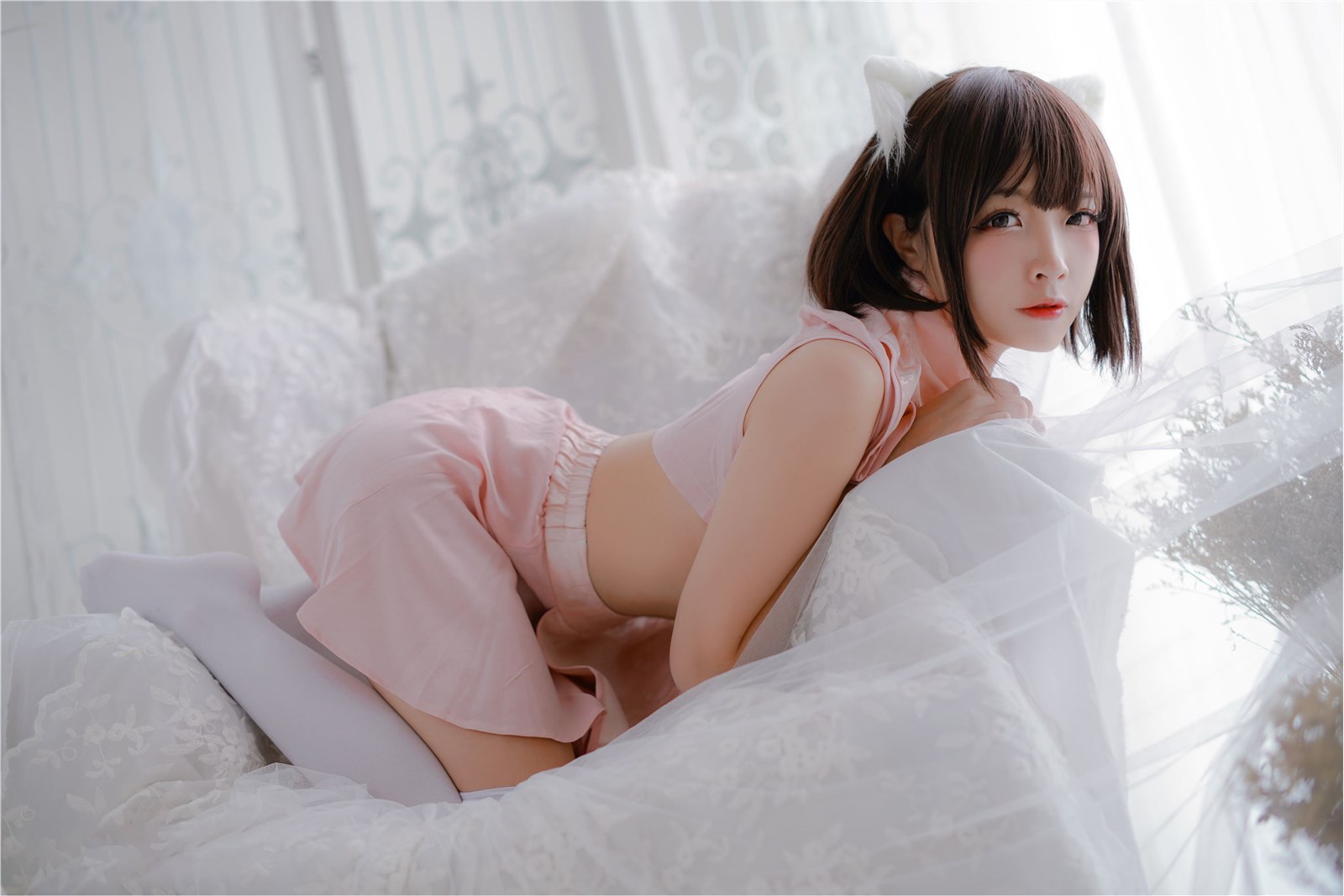 Coser @ Nisa Vol.013 pink cheongsam(2)